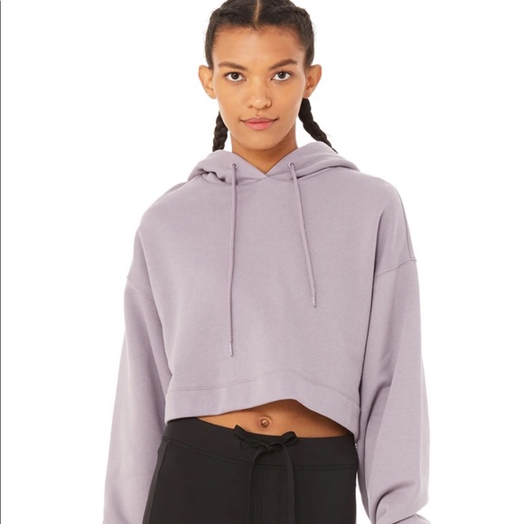 Alo Bae Crop Hoodie